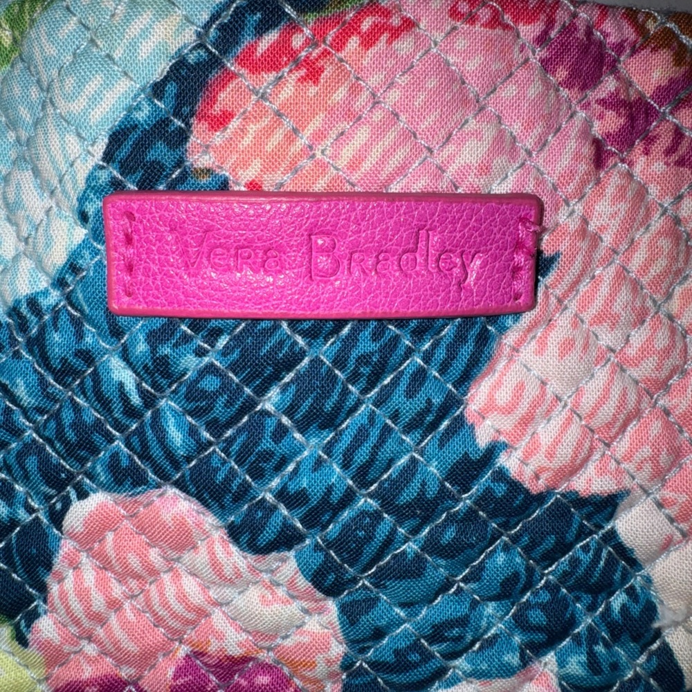 NWT Vera Bradley Hadley Tote Superbloom Floral Quilted Cotton Shoulder Bag $98 - Picture 2 of 10